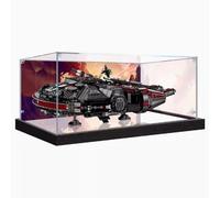 Acrylic Clear Display Case for Lego 75389 Dark Millennium Falcon Display Box,Building Block Collectibles Transparent Dustproof Showcase Storage Box Stand for (Only Case) (Background)