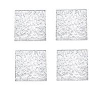 Acrylic clear Wave Ripple Sheet, Acrylic Sheets Clear Square Wave Ripple Panels 150x150mm Multiple Thicknesses Pack Of 4(8mm)