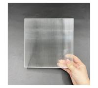 Acrylic clear Wave Ripple Sheet, Acrylic Stripe Sheet 4mm Spacing 3mm Thickness Multiple Sizes(210x297mm)