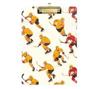 Acrylic Clipboard A4 Size 12.5" x 9" Metal Clipboards with Low Profile Clip for Social Worker Medical Contractor Hockey Players