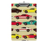 Acrylic Clipboards Racing Car Pattern Office File Folders Plate Clipboard for Writing Painting