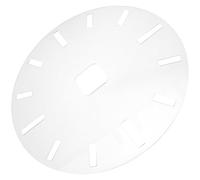 Acrylic Clock Face Router Template for Woodworking, Large Pattern | Precision Dial Markings, Smooth Surface, Home Decorations and Craft Projects, Resin Table Mould