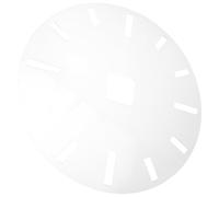 Acrylic Clock Face Template DIY for Woodworking Router Projects | Scratch Resistant Surface High Transparency Acrylic, with Dial Markings, Versatile Craft Use for Resin Table Mould
