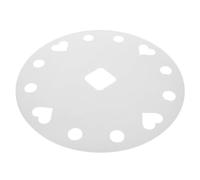 Acrylic Clock Template Dial Stencil for Woodworking DIY Projects | Layout Jig, Smooth Surface Helps Protect Workpieces, for Studio and Classroom Use