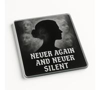 Acrylic Coaster Gift with Haunting Heroines Design - Feminist Empowerment Home Decor for Thoughtful Present