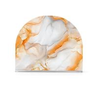 Acrylic Cocktail Napkin Holder 1 Pack Holds 50-60 Napkins Non-Slip & Scratch-Resistant Luncheon & Cocktail Napkin Holder Countertop & Coffee Table Decorative Tabletop Accessory Marble White