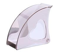 Acrylic Coffee Filter Storage Box - Bar Accessory, Space Saving Holder | Coffee Paper Container with Rotating Lid for Bar, 160 Filters, Filter Box,