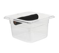 Acrylic Coffee Grounds Knock Box for Espresso Home | 17.5x16.2x10cm Size, Smooth Surface, White Finish, Easy Observation and Quick Disposal