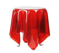 Acrylic Coffee Table, Modern Side End Table for Living Room or Balcony, Stylish Decoration, Multi-Functional Design, 32cm Height, Clear Acrylic Surface