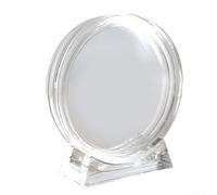 Acrylic Coin Display Storage Box for Commemorative Medals with Clear Material and Size Range Coverage from 17mm to 40mm (10pcs without inner pad)