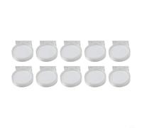 Acrylic Coin Display Storage Box for Commemorative Medals with Clear Material and Size Range Coverage from 17mm to 40mm (10pcs with inner pad)