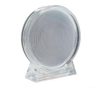 Acrylic Coin Presentation Case for Collectors Supporting Coin Diameters from 17mm to 40mm With Inner Pad Option (5pcs with inner pad)