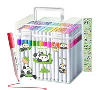 Acrylic Coloring Pens - 12pcs Kids Marker Set, Waterproof No Smear Paint Pens, Vibrant Drawing Tools | Creative Art Supplies for School Classroom Travel Craft Easter Gift Idea