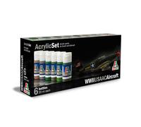 Acrylic Colors Paint Set WWII USAAC Aircraft Italeri