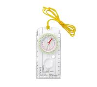 Acrylic Compass Map Ruler Portable Orienteering Outdoor Navigation Camping Hiking Backpacking Practical Outdoor Camping Waterproof