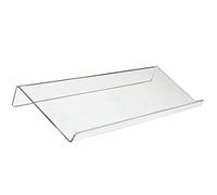 Acrylic Computer Keyboard Stand for Desk, 15°Tilted Acrylic Keyboard Stand, Ergonomic Non-Slip Transparent Laptop for Gaming & Typing, Universal Computer Riser