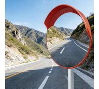 Acrylic Convex Mirror, Outdoor Extends View Security Mirrors, Adjustable HD Convex Traffic Mirror, for Warehouse, Parking, Garage, Office, Home, Factory(45cm/18")