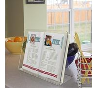 Acrylic Cookbook Recipe Cook Book Stand (H264mm W380mm D128mm (DP1903))