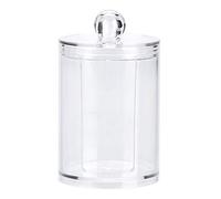 Acrylic Cotton Pad Holder Swabs Box, Swabs Dispenser Durable Cotton Pad Box, for Cotton Pads Earrings Swabs Cosmetics