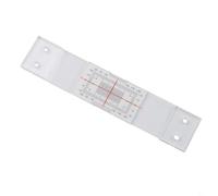 Acrylic Crack Gauge for Recording Crack Evolution Including Opening Closing and Misalignment on Concrete Masonry or Plaster (C(A)