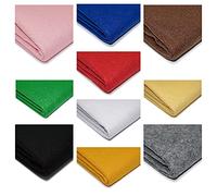 Acrylic Craft Felt Fabric, 150cm Width, 30 Colour Options, (200 x 150cm), Arts & Crafts Free Delivery (White)