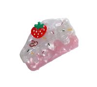 Acrylic Cream Cake Hair Claw With Strong Grip Lovely Styles For Women Of All Ages Hair Styling Accessories