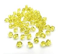 Acrylic Crystal Stones, Blue Transparent Fake Ice, 1.1 lbs/Bag, Diamonds Gems, for Aquarium Landscaping, Home Decor, Photography, Halloween, Wedding(Yellow,Large)