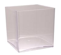Acrylic Cube Vases - 10cm, 15cm, and 18cm - Vases for Flowers, Candles, and Succulents - Modern and Stylish. (1 Vase, 18cm Cube)