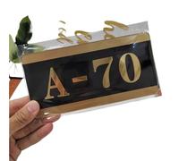 Acrylic Customized House Number Home Door Plate 18x9cm Apartment Hotel Office Room Sign