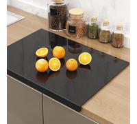 Acrylic Cutting Board with Lip Edge, Clear Cutting Board, Non-Slip Fruit Cutting Board, Large Acrylic Chopping Boards, Counter Edge Chopping Board, Anti-Slip Over Counter Chopping Board, 45x35cm