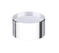 Acrylic Cylinder Display Stand,Clear Solid Display Blocks,4*4CM Transparent Acrylic Cylinder Display Stand,Photo Posing Props Display Risers Holder for Photography, Jewelry,Cosmetic,Crafts Show,