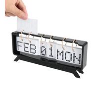 Acrylic Daily Calendar - Portable Desktop Calendar, Upside Down Calendars | Creative Non Slip Easy Browse Calendars, Month Page Date Week View Calendar p