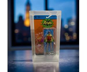 ACRYLIC DC Todd MCFARLANE BATMAN 66 RETRO DISPLAY CASE Figure