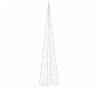 Acrylic Decorative LED Light Cone Blue Garden Holiday Ornament vidaXL