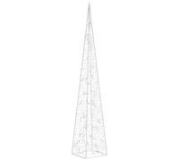 Acrylic Decorative LED Light Cone Blue Garden Holiday Ornament vidaXL