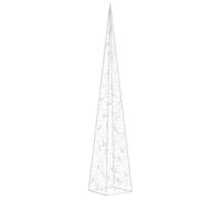 Acrylic Decorative LED Light Cone Cold White Holiday Ornament vidaXL