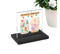 Acrylic Desk Decorative Sign, Acrylic Desk Decoration, Art Sign, Personalised Creative