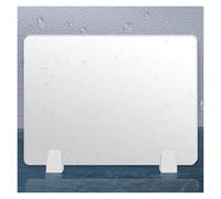 Acrylic Desk Divider - Frosted for Office & Classroom - Portable Clip-On Barrier for Students & Workspaces - Enhance Focus & Collaboration