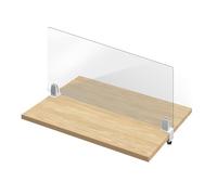 Acrylic Desk Divider Panels47.24x11.81in Desktop Isolation Board for Home Office Library ClassroomNoise Cancelling Privacy Screen Splitter Panels for Enhanced Focus