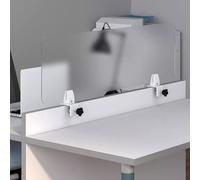 Acrylic Desk Partit - Self-Supporting Protective Panel for Student s & Counters - Ideal for Worpaces Study Areas & Office Privacy Soluts
