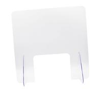 Acrylic Desk Partition Divider - Easy to Clean Protective Shield for Office Employees Removable Acrylic Board for Social Distancing and Privacy at Work