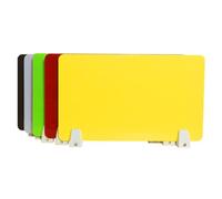 Acrylic Desktop Privacy Panels, Desk Dividers Office Partitions Privacy Table Separator Panel, Visual Distractions, For Home Offices Libraries Classroom(Size:40 * 40cm,Color:Red)