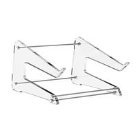 Acrylic Desktop Support for Laptop from 10 to 15.6 Inches, Ergonomic, Compatible with and Laptops - Increased Transparency Up to 5.7 Inch E Offers Up to 5.7 Inch Free Storage Space