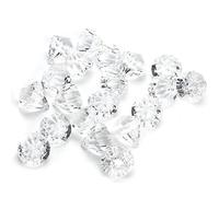 Acrylic Diamond Pendant,20Pcs Transparent Acrylic Gems Beads Crystal Pendant Vase Fillers Beads Decorations for Craft Decoration Weddding Table Scatters Birthday Deco