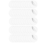 Acrylic Discs 50Pcs Round Blanks Transparent Sheets for Chain Pendant Tags Ornament Project Materia Bookmarks for Adults Bookmarks Bulk for Kids for Women Kit
