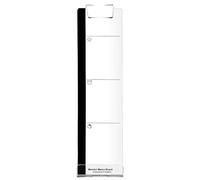 Acrylic Display Board for Monitor - Transparent 30x8cm Self Adhesive Lightweight Modern Office Accessories Side Mount Monitor Handy Page Holder News Organization