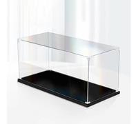 Acrylic Display Box,Clear Acrylic Display Case for Collectibles, Dustproof Rectangle Storage Box (40x30x35cm / 16"x12"x14"), Self-Assembly Countertop Organizer for Toys and Memorabilia