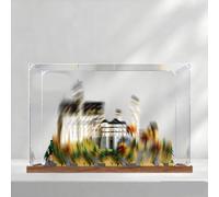 Acrylic display box compatible with L*E-GO, suitable for L*E-GO 21063 collection display, storage box, dust cover (model not included).