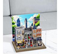 Acrylic Display Box, Compatible with Lego 10255 City Center Model Kit, Collectible Gift Display Box, Organizer (Box Only)