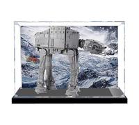 Acrylic Display Box, Compatible with Lego 75313 at-at Armored Walking Machine ,Model Kit, Collectible Gift Display Box, Organizer (Box Only)